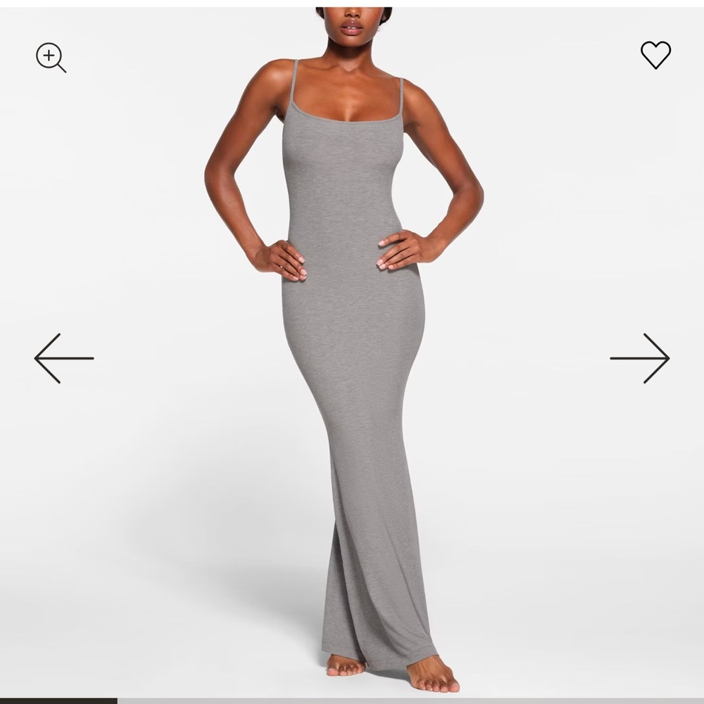 Skims Long Slip Dress